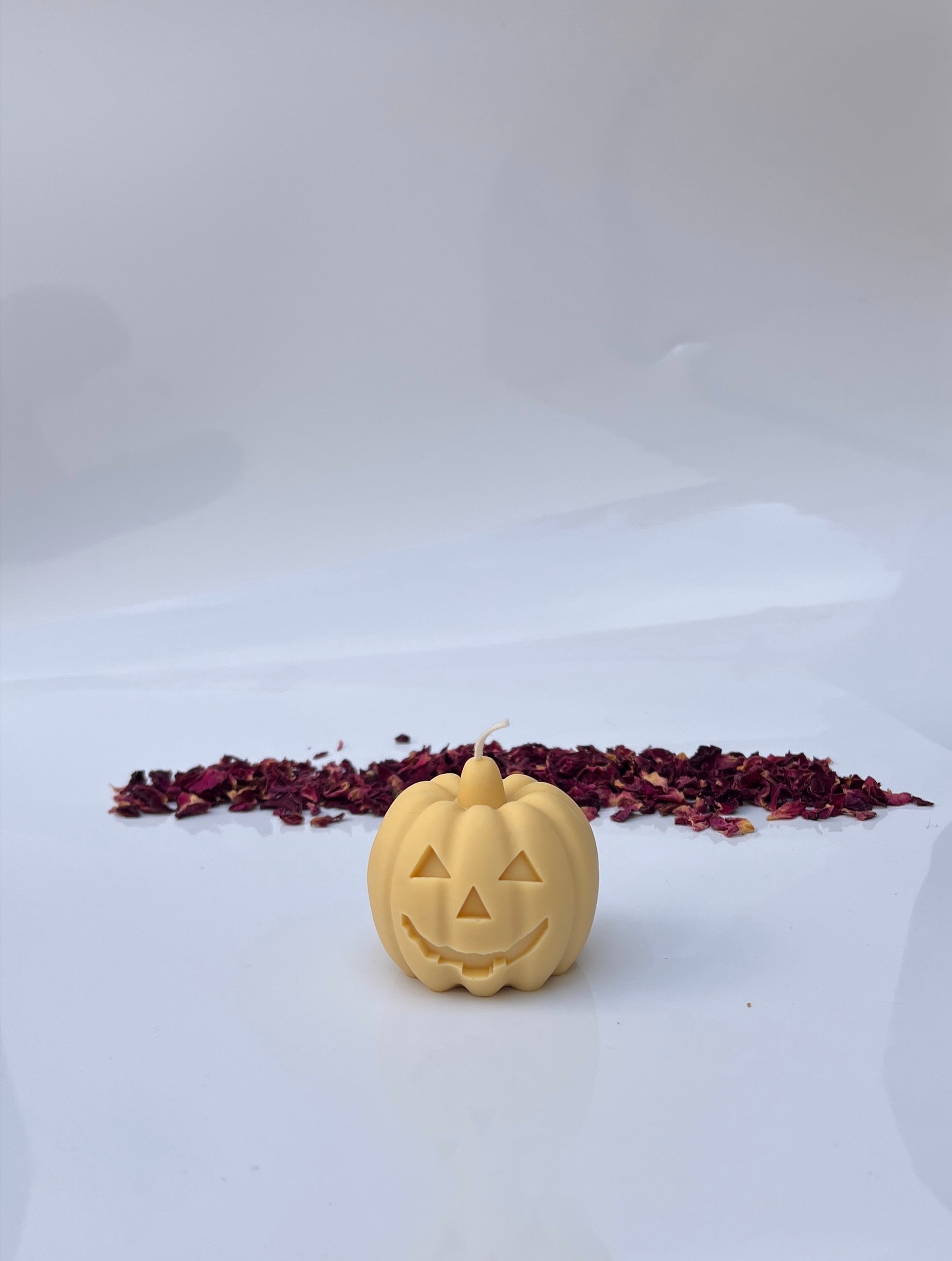 Vela calabaza cara